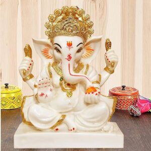 Marble Radha Krishna Statue