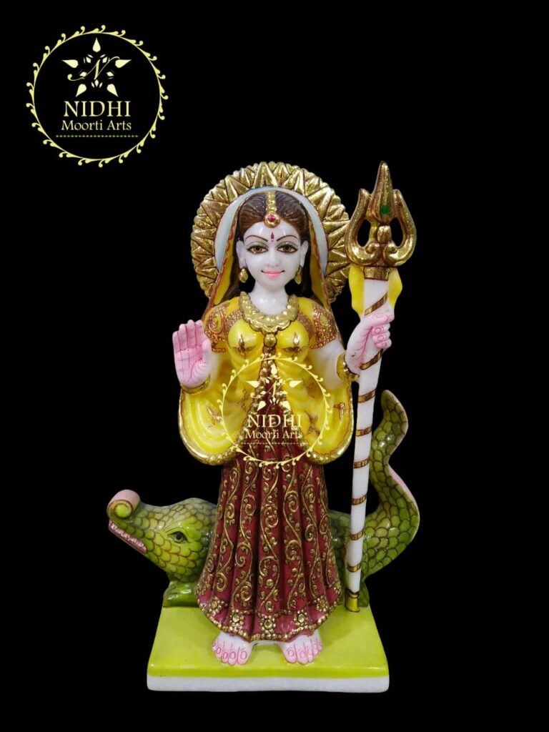 white marble khodiyar mata idol