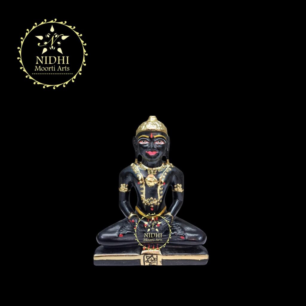 white marble sheetalnath bhagwan idol